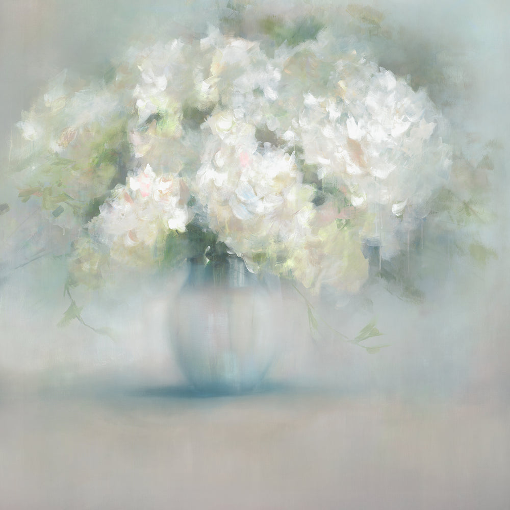 White Morning Flowers