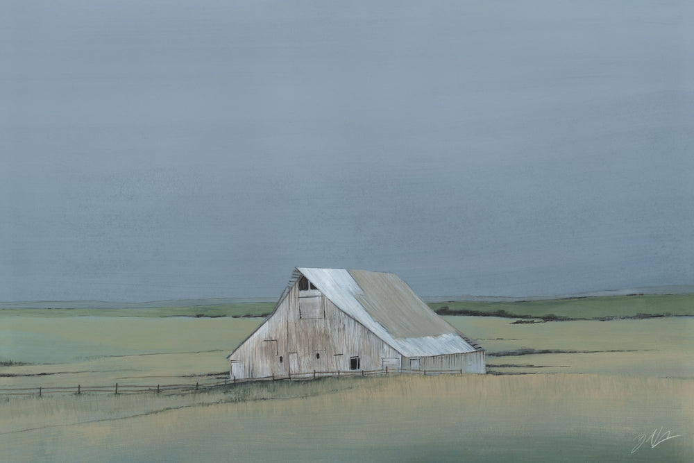 Barns at Dusk I