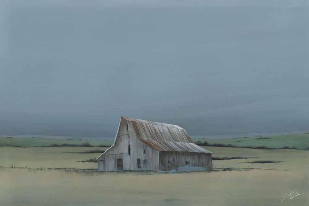 Barns at Dusk II
