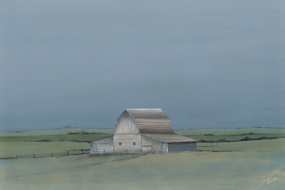 Barns at Dusk IV