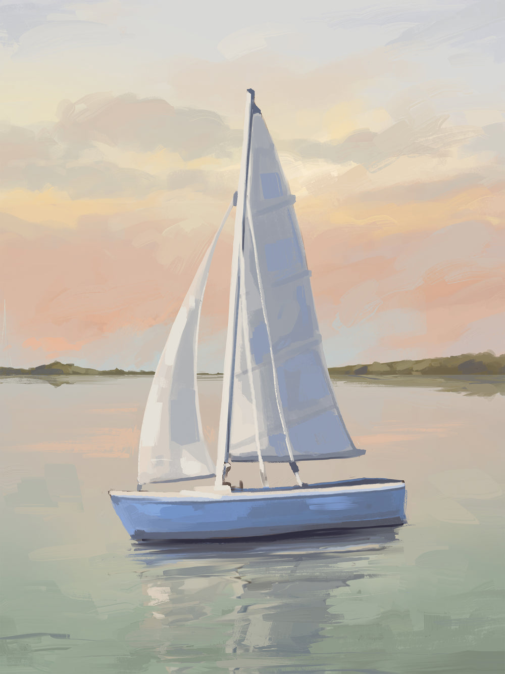 Hazy Sunsets-Sail