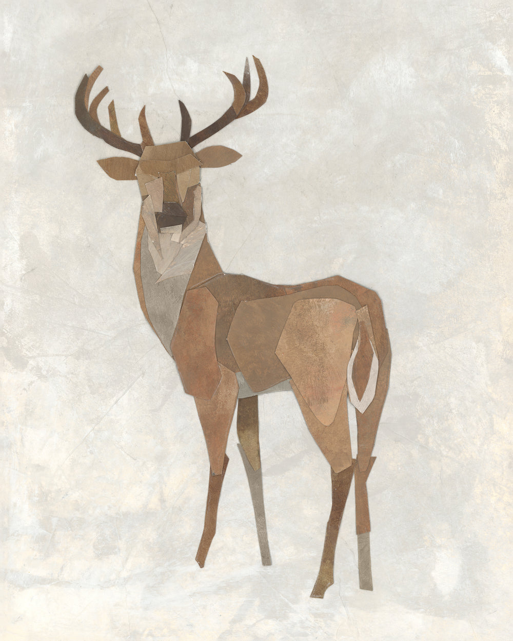 Collaged Deer I