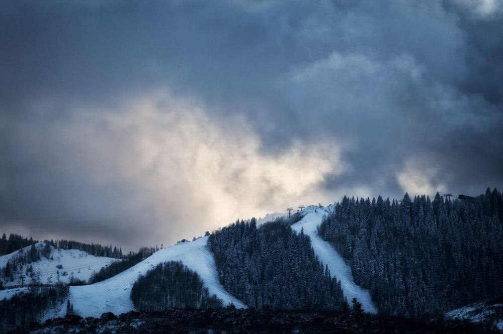 Ski Slope Sunset